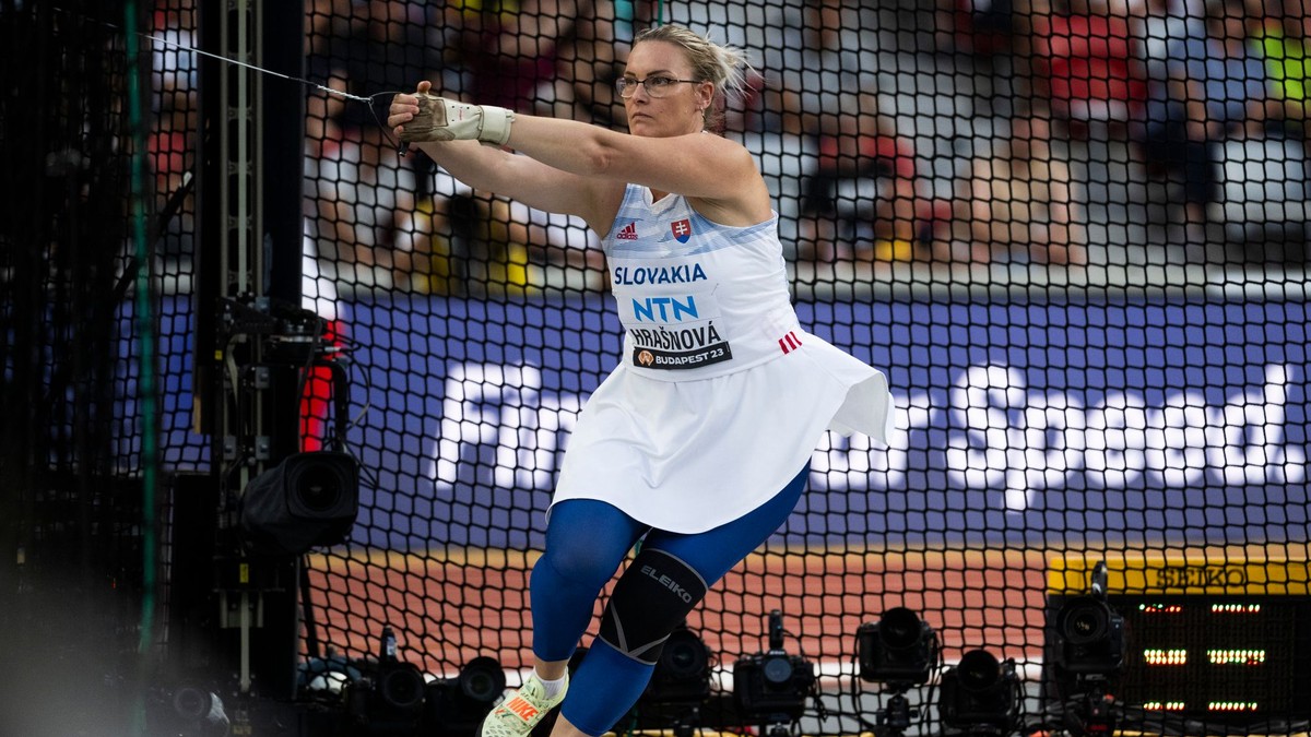 Slovenská reprezentantka Martina Hrašnová.