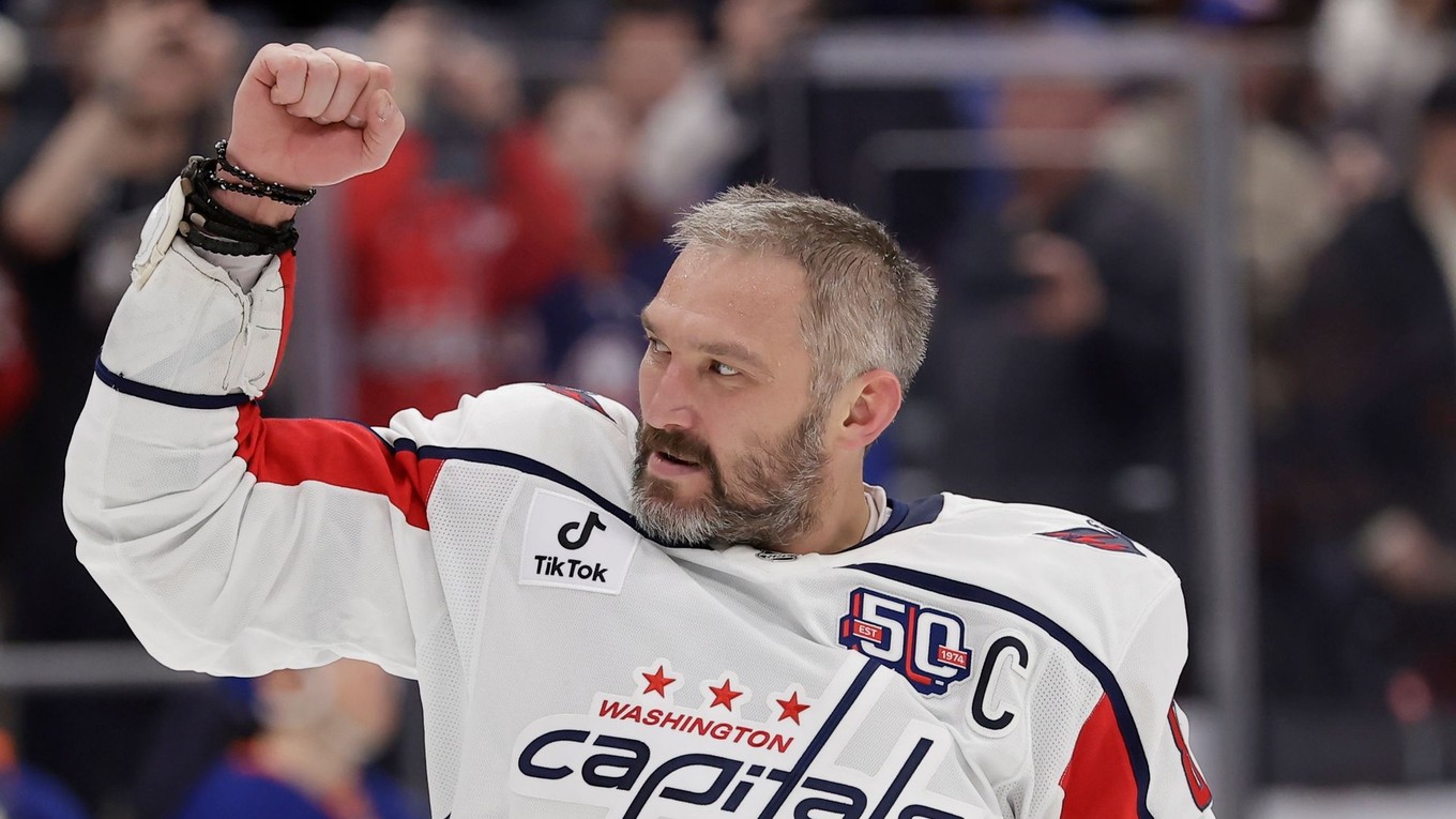 Kapitán Washingtonu Capitals Alex Ovečkin.