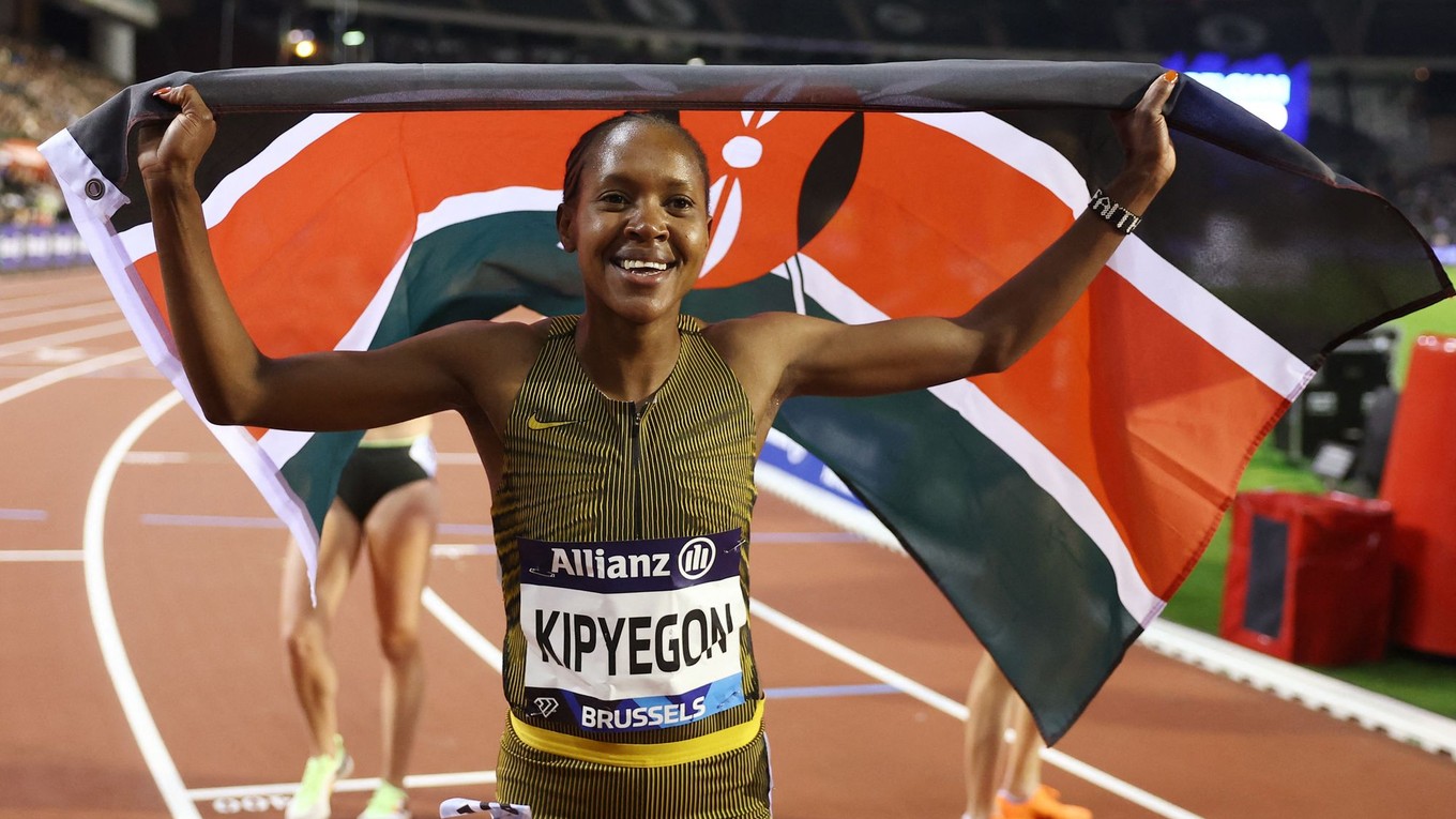 Kenská atlétka Faith Kipyegonová.