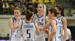 Slovenské basketbalistky - ilustračná fotografia.