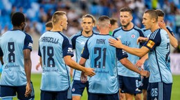 Futbalisti ŠK Slovan Bratislava.