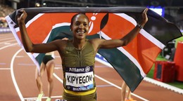 Kenská atlétka Faith Kipyegonová.