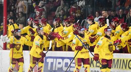 Hokejisti Dukly Trenčín.