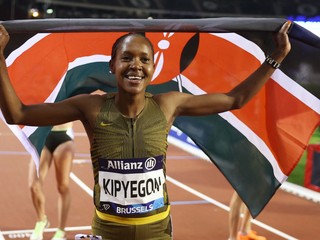 Kenská atlétka Faith Kipyegonová.