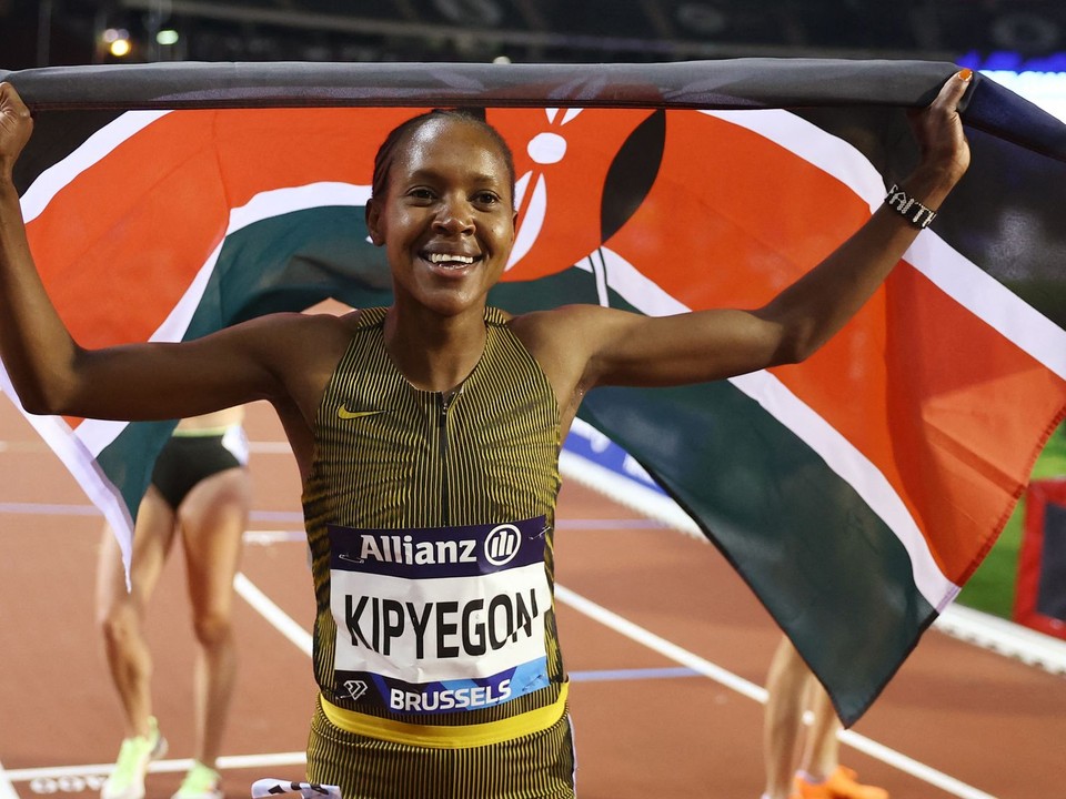 Kenská atlétka Faith Kipyegonová.