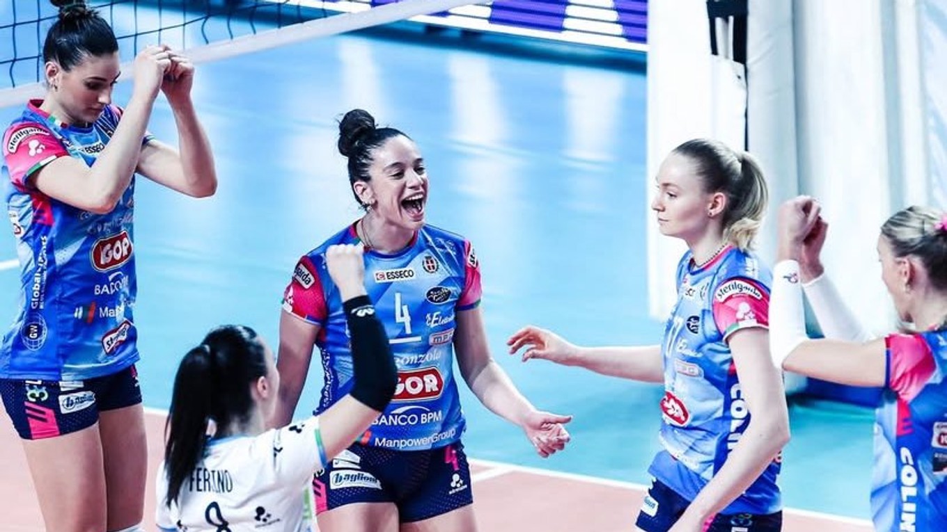 Volejbalistky tímu Igor Gorgonzola Novara 