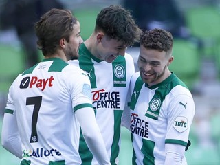 Radosť hráčov FC Groningen.