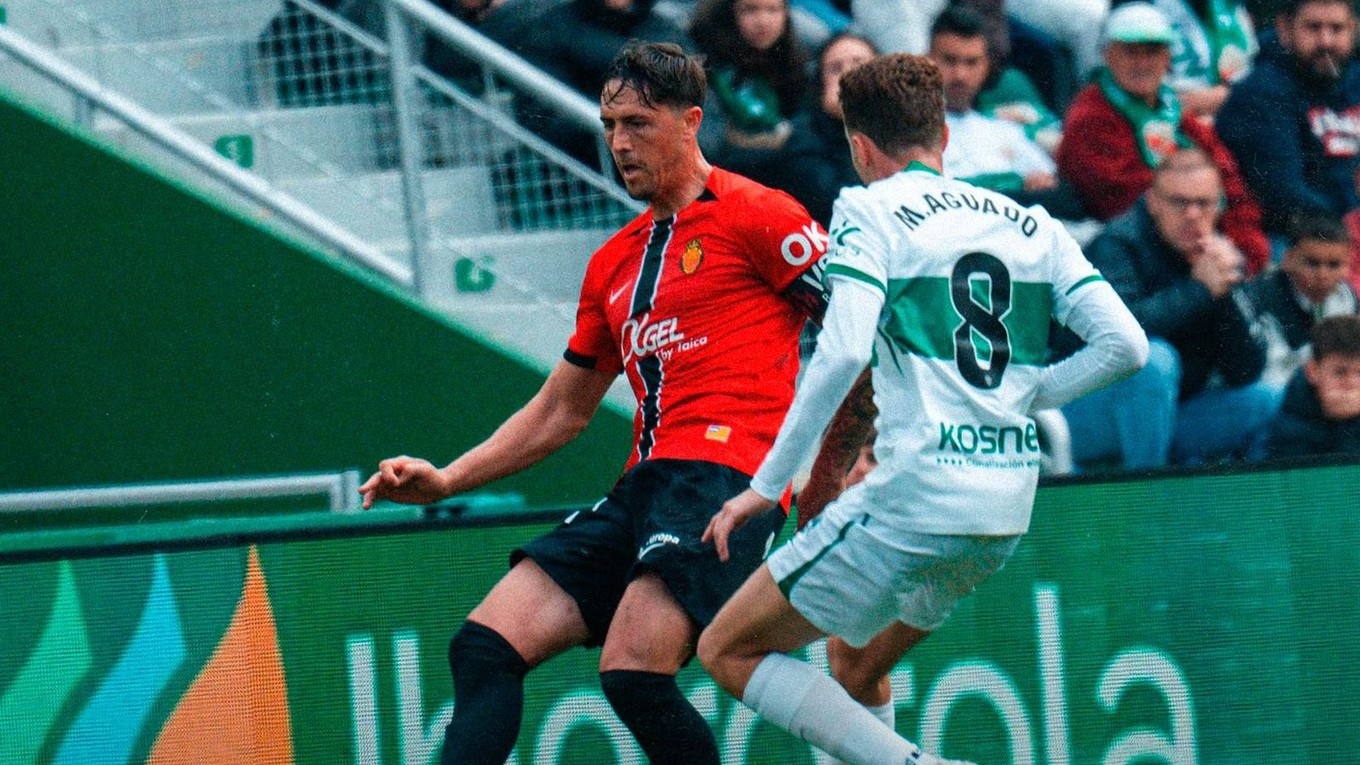 Momentka zo zápasu Mallorca - Elche