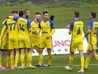 Futbalisti FC Košice.