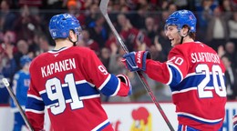 Oliver Kapanen a Juraj Slafkovský.