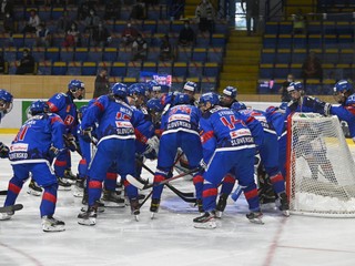 Slovenskí hokejisti na turnaji Hlinka Gretzky Cup. 