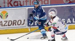 Zľava Robert Jackson (Nitra) a Arnaud Durandeau (Zvolen).