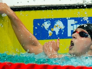 Americká plavkyňa Katie Ledecká. 