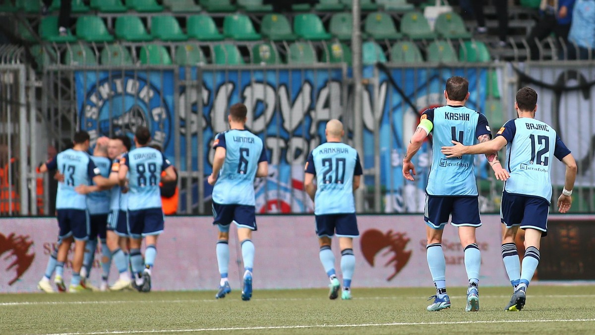 Futbalisti ŠK Slovan Bratislava.