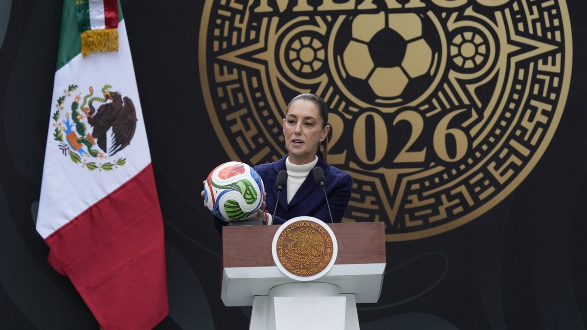 Mexická prezidentka Claudia Sheinbaumová.