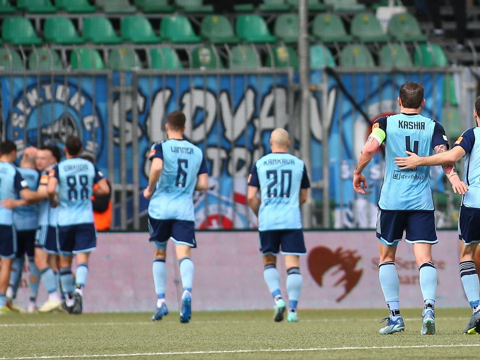 Futbalisti ŠK Slovan Bratislava.