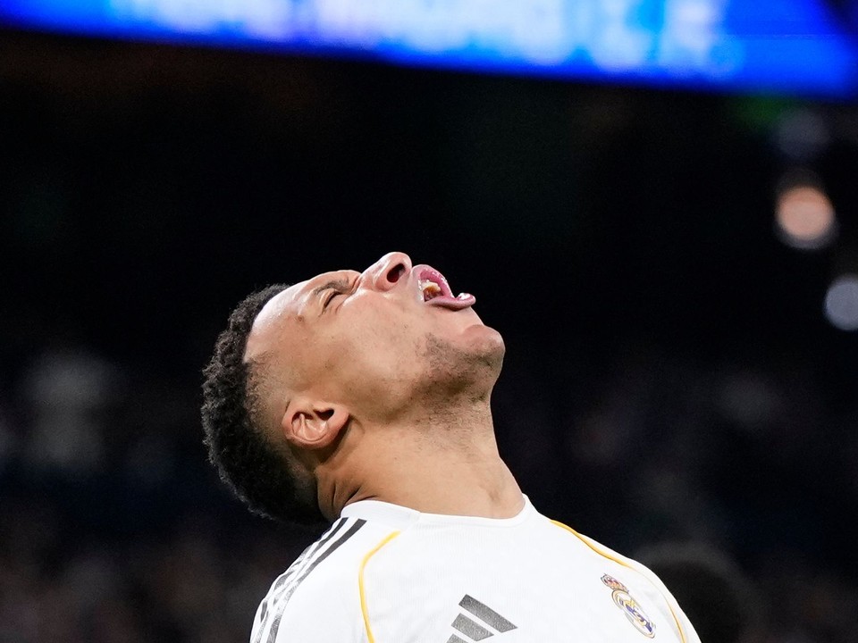 Kylian Mbappé v zápase La Ligy.