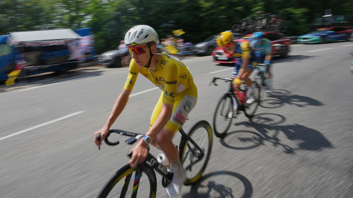 Tadej Pogačar počas Tour de France 2026.