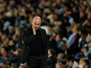 Tréner Manchestru City Pep Guardiola.