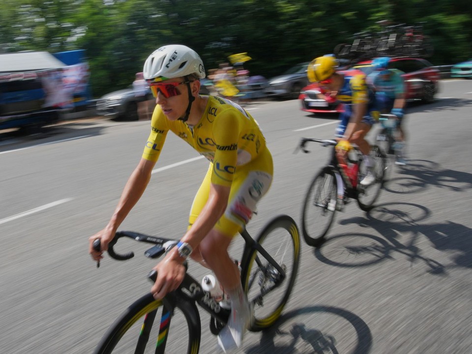 Tadej Pogačar počas Tour de France 2026.