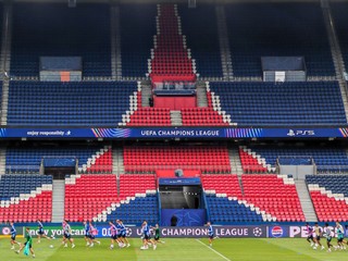 Na snímke štadión Park princov, na ktorom futbalisti ŠK Slovan Bratislava odohrajú zápas 1. kola ligovej fázy Ligy majstrov proti Parížu St. Germain.