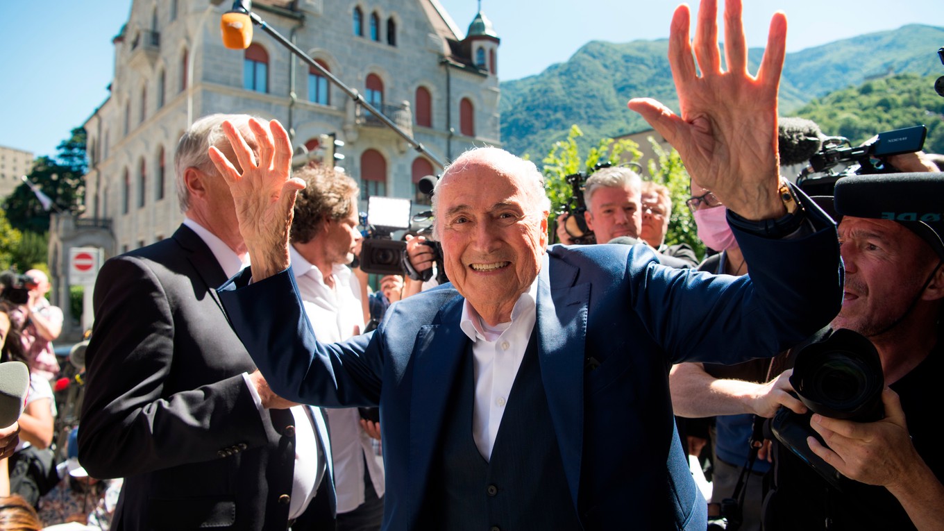 Bývalý šéf FIFA Joseph Blatter.