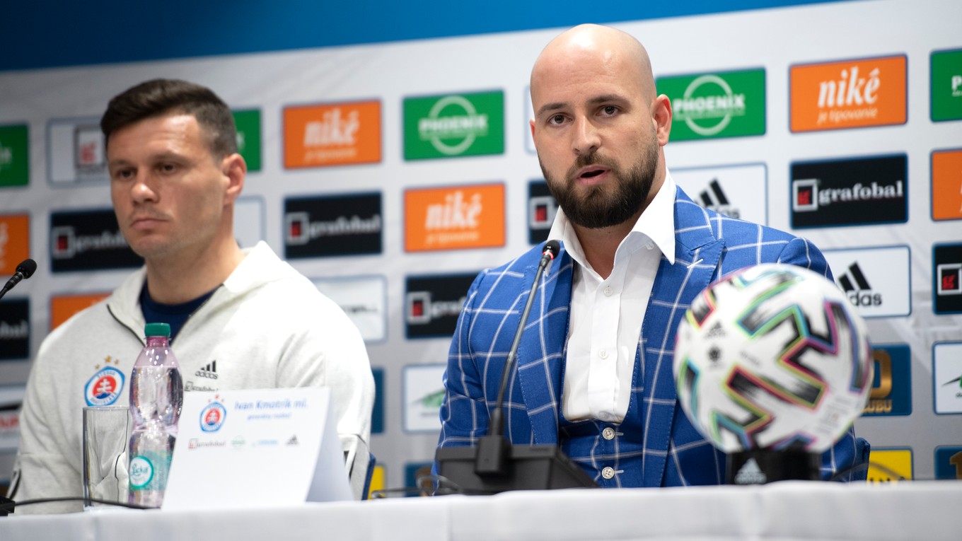 Generálny riaditeľ ŠK Slovan Bratislava Ivan Kmotrík ml.