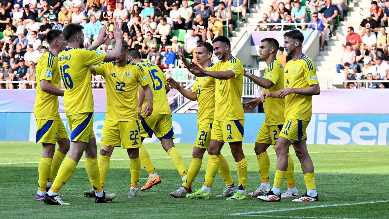 Futbalisti Ukrajiny na EURO U21 2025.