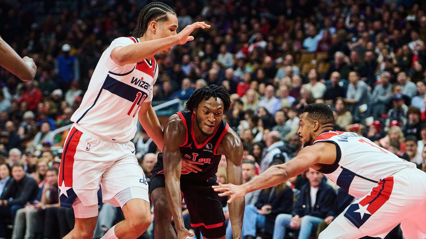 Hráči Toronta a Washingtonu.