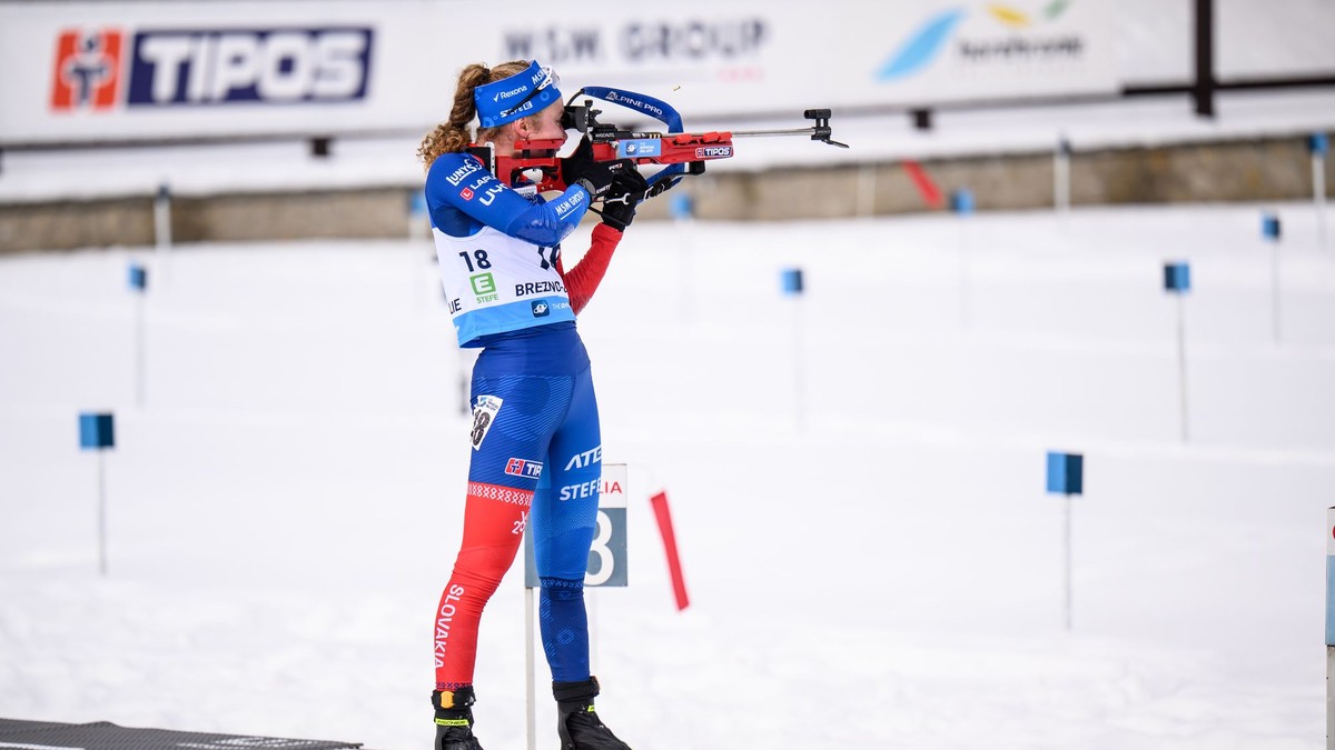 Tamara Molentová počas pretekov IBU Cupu v Osrblí 2026.