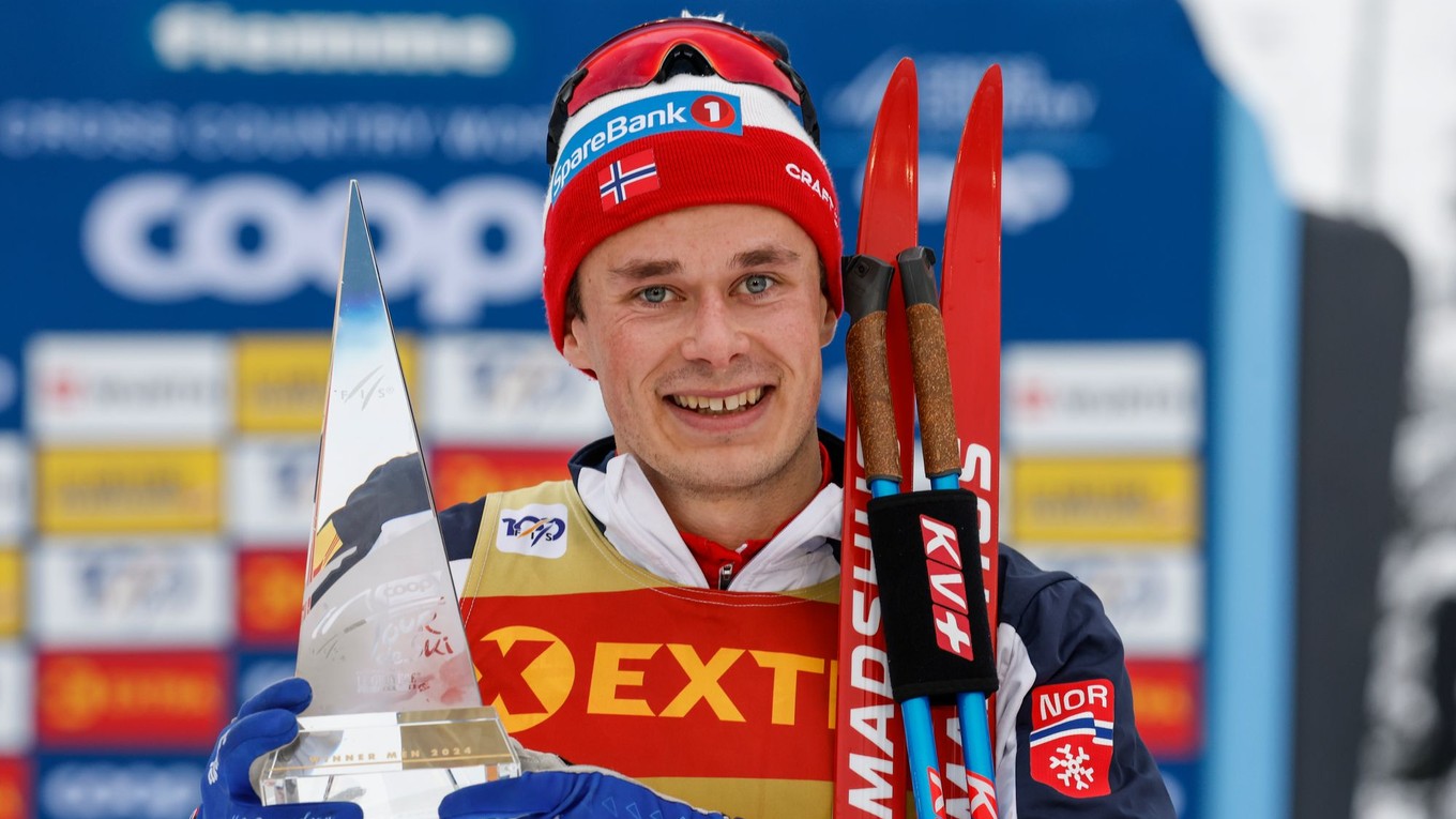 Harald Oestberg Amundsen sa stal víťazom Tour de Ski 2024
