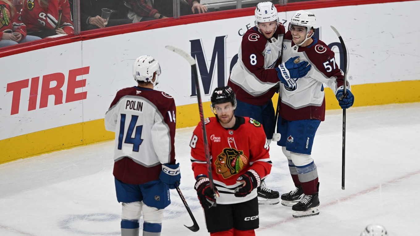 Momentka zo zápasu Chicago - Colorado