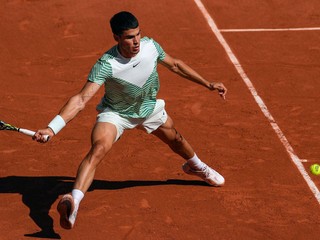 Španielsky tenista Carlos Alcaraz počas Roland Garros 2023.