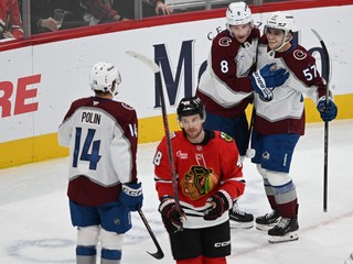 Momentka zo zápasu Chicago - Colorado