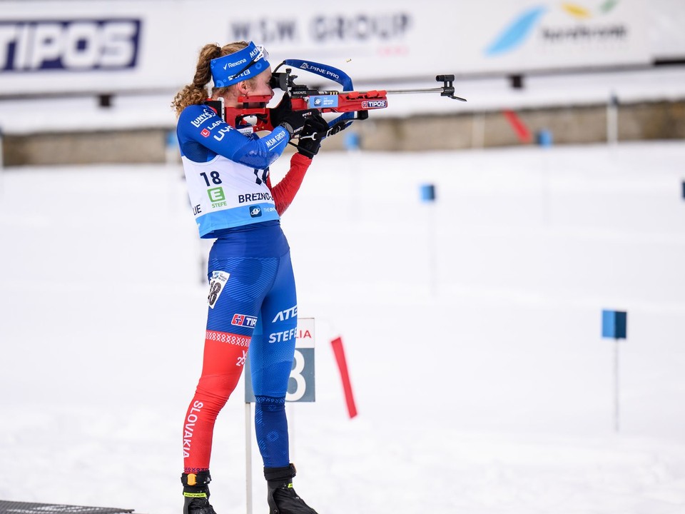 Tamara Molentová počas pretekov IBU Cupu v Osrblí 2026.