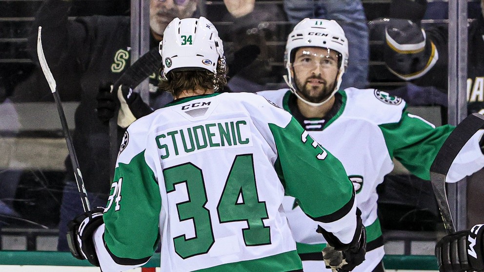 Marián Studenič v drese Texas Stars.