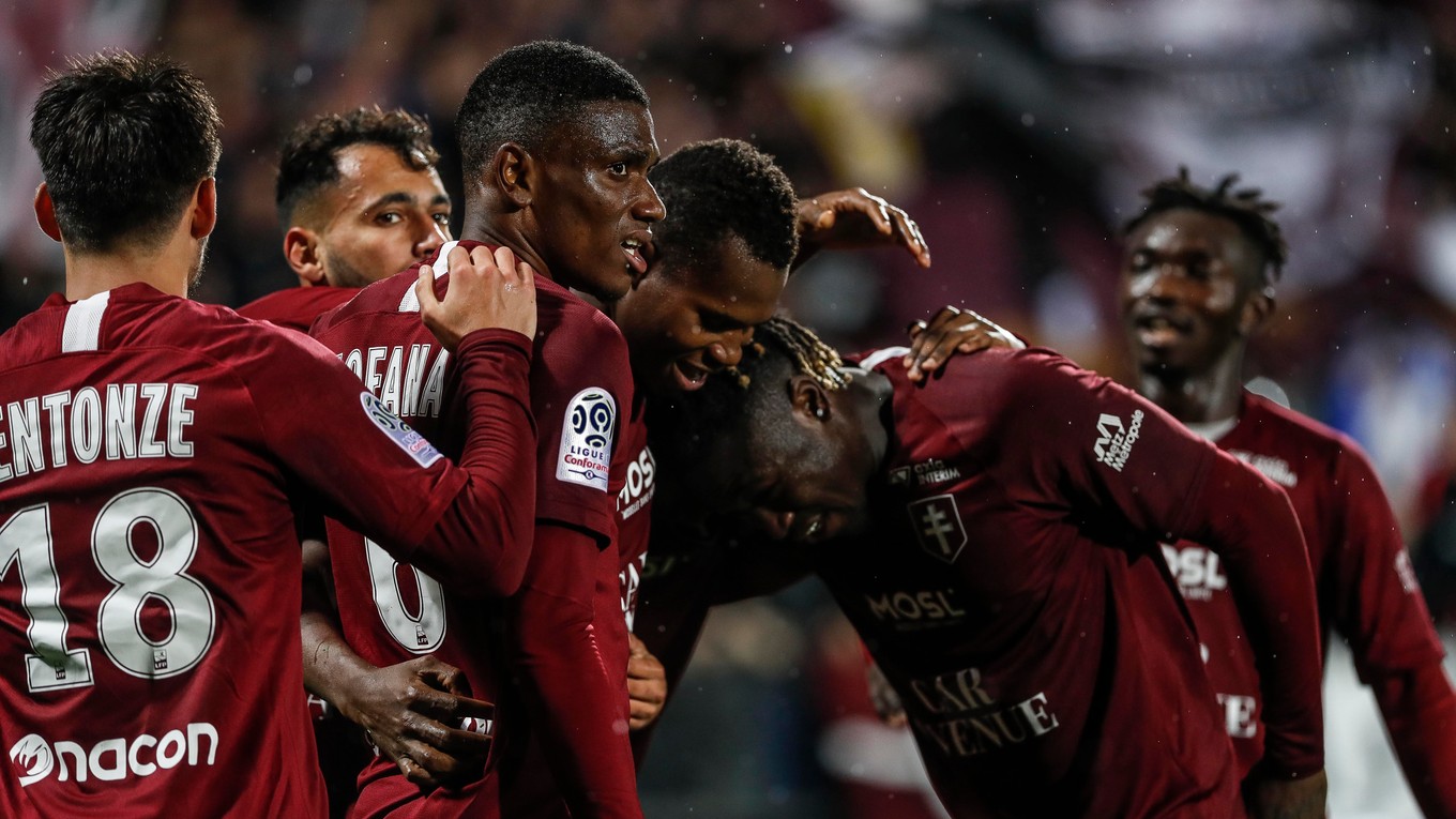 Hráči FC Metz - ilustračná fotografia.