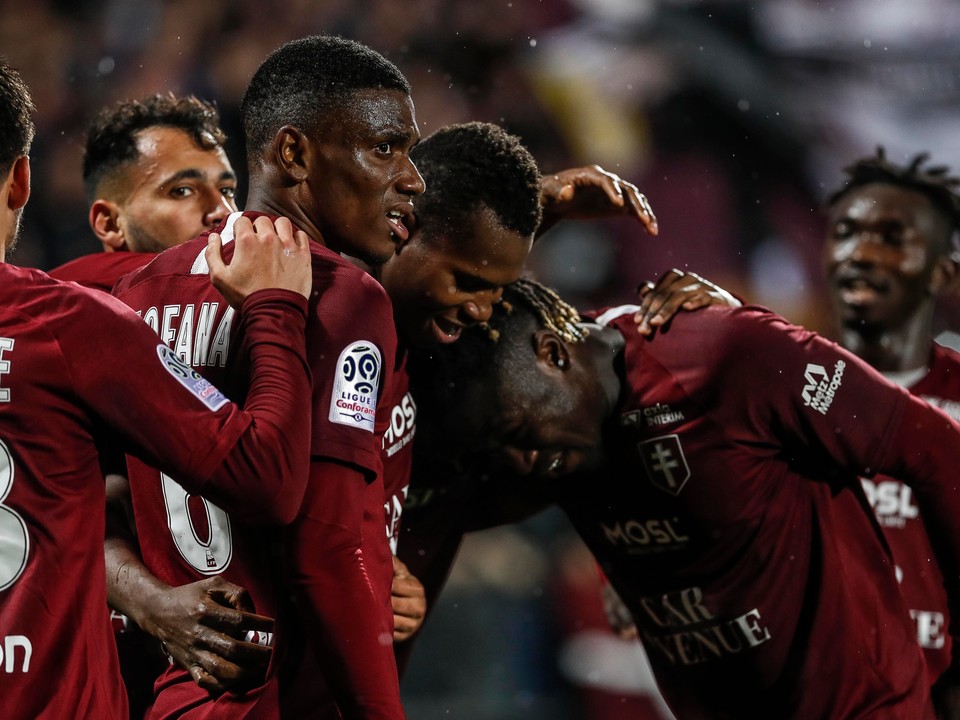 Hráči FC Metz - ilustračná fotografia.