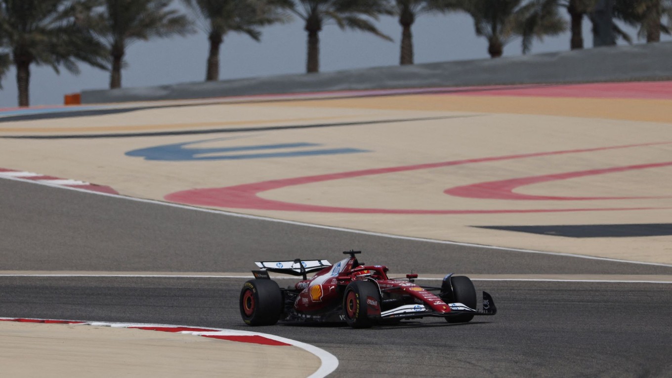 Charles Leclerc na Ferrari.