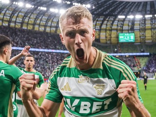 Tomáš Bobček oslavuje gól