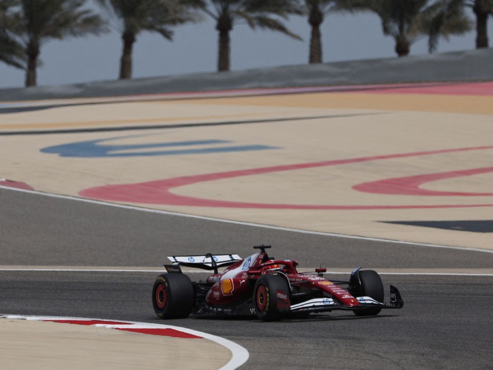 Charles Leclerc na Ferrari.