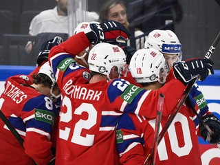 Radosť hokejistov Nórska.