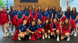 Slovenské hádzanárky do 17 rokov. 
