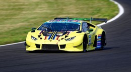 Adam Konôpka z tímu ARC Bratislava na Lamborghini Huracan GT3.