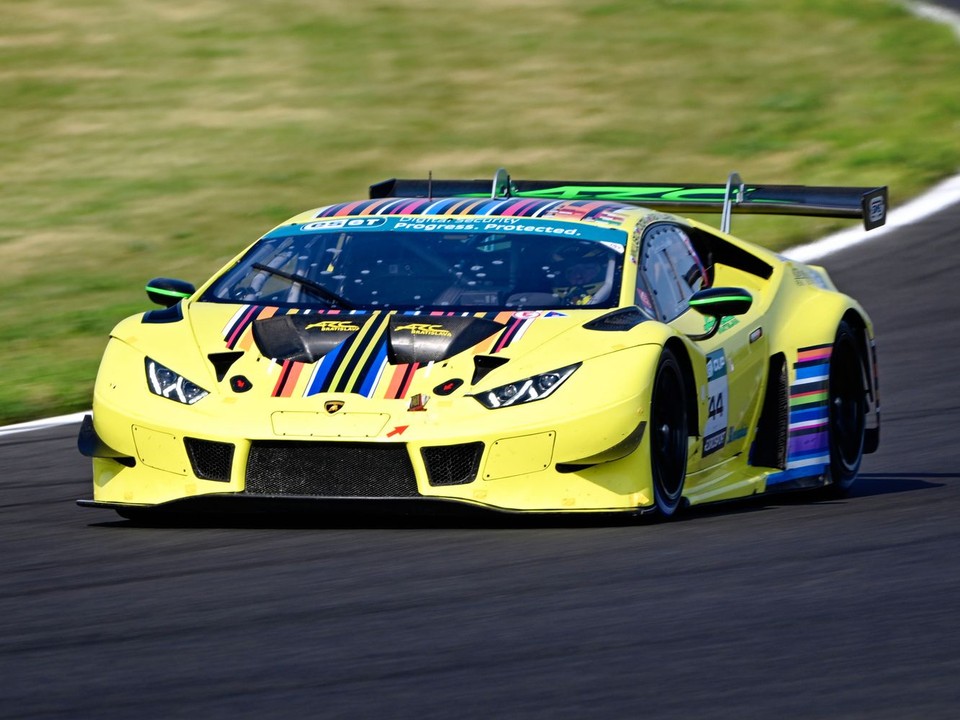 Adam Konôpka z tímu ARC Bratislava na Lamborghini Huracan GT3.