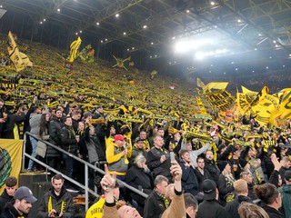 Fanúšikovia Borussie Dortmund.