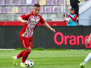 Martin Rymarenko v drese MFK Dukla Banská Bystrica.