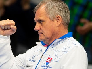 Kapitán slovenského tímu Tibor Tóth.