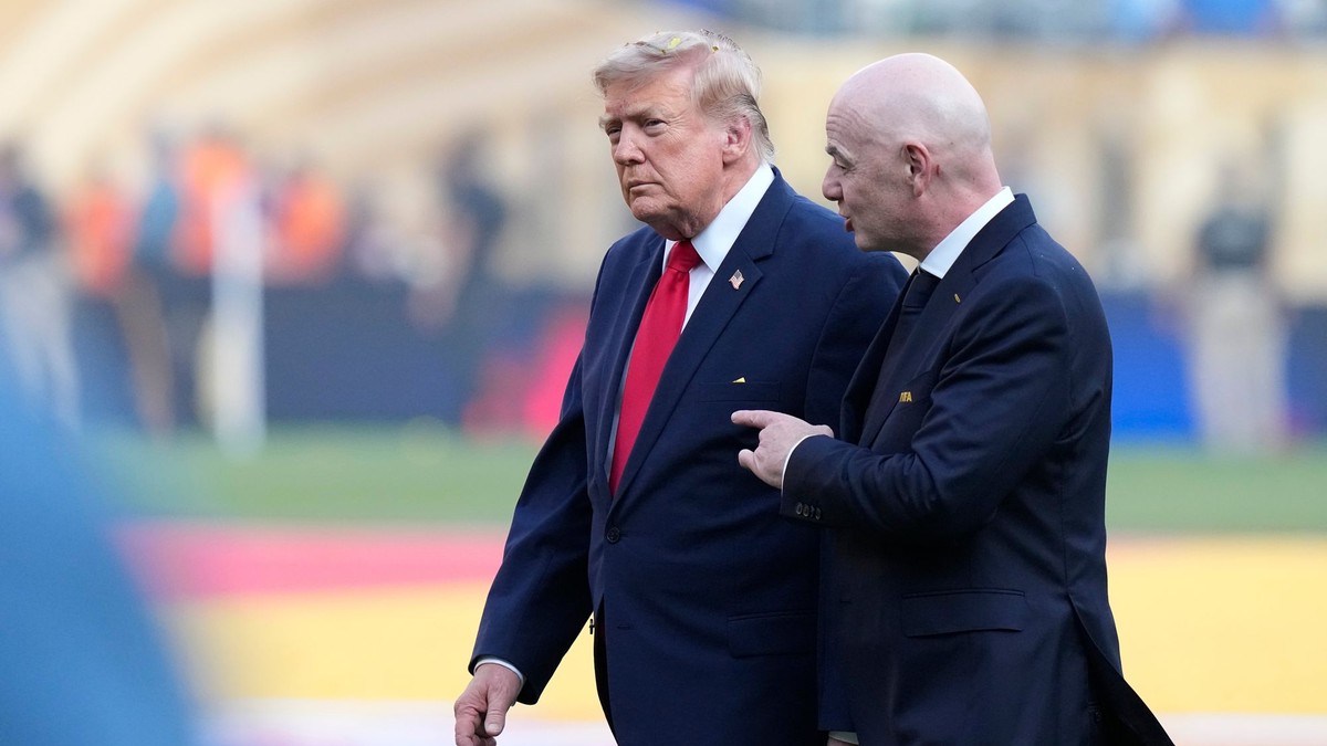Donald Trump a Gianni Infantino