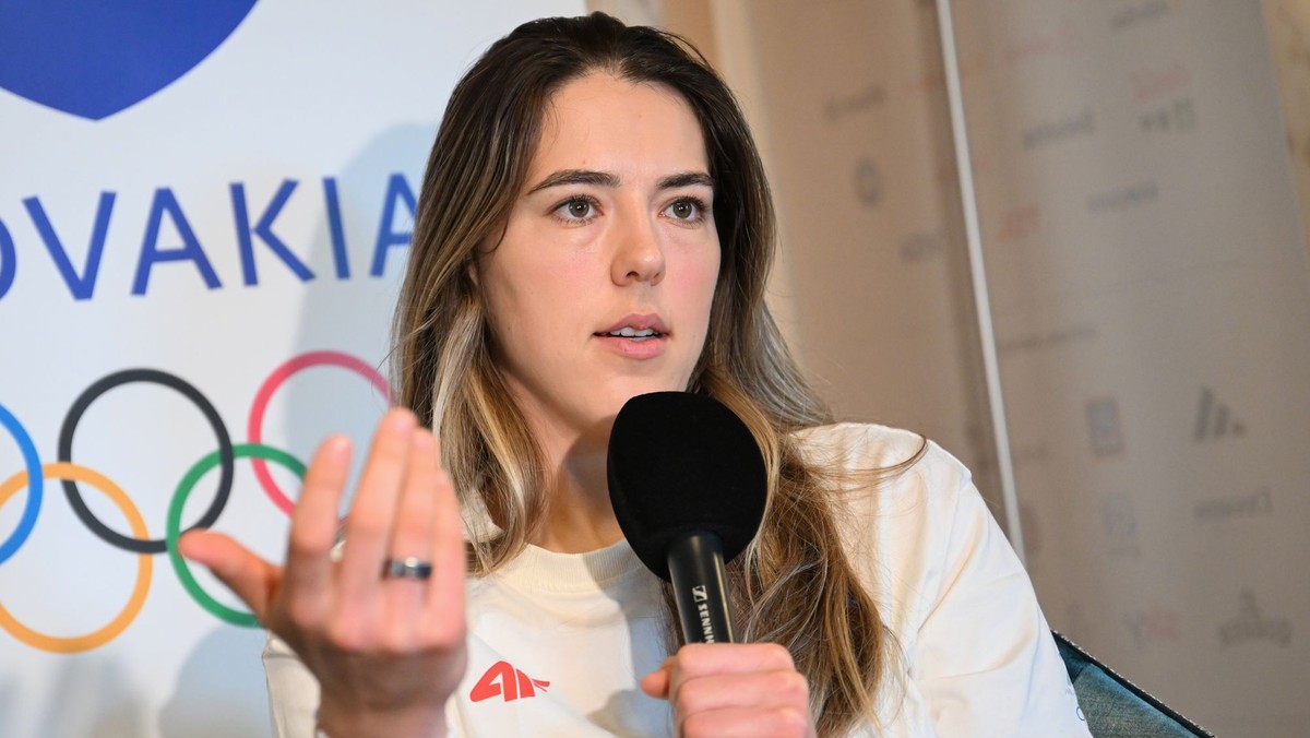 Slovenská lyžiarka Petra Vlhová pred pretekmi v tímovej kombinácii na ZOH 2026.